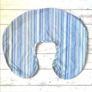 Blue Stripe Boppy Cover